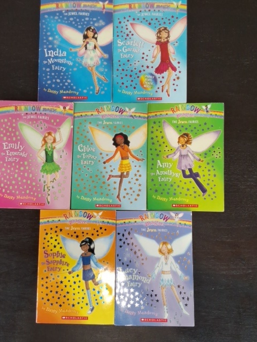 Rainbow Magic The Jewel Fairies Book Set of 7